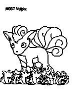 coloriage pokemon vulpix